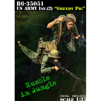 【新製品】[2013383505107] 35051)U.S.Army Inf.(2) ‘GREEDY PIG'