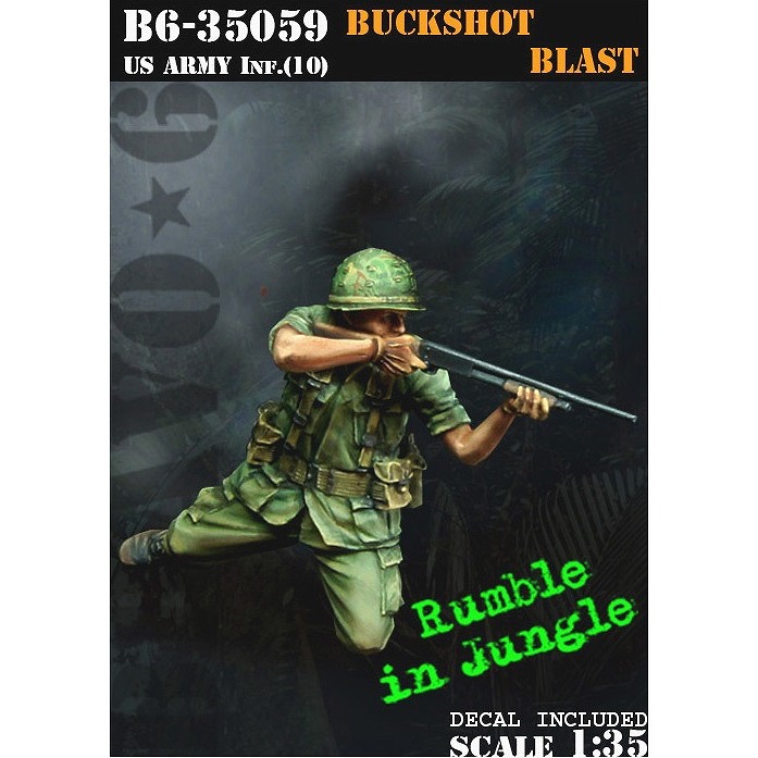 【新製品】35059)米 歩兵ベトナム(10) ショットガンを撃つ歩兵