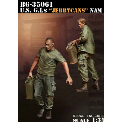 【新製品】[2013383506104] 35061)U.S. G.I.s Jerrycans Nam