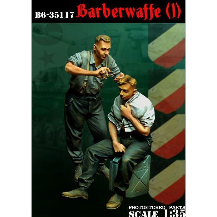 【新製品】35117)WWII 独 散髪する戦車兵(1)(2体セット)