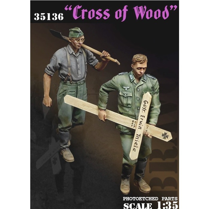 【新製品】35136 WWII ドイツ陸軍 クロスオブウッド 戦友よ安らかに