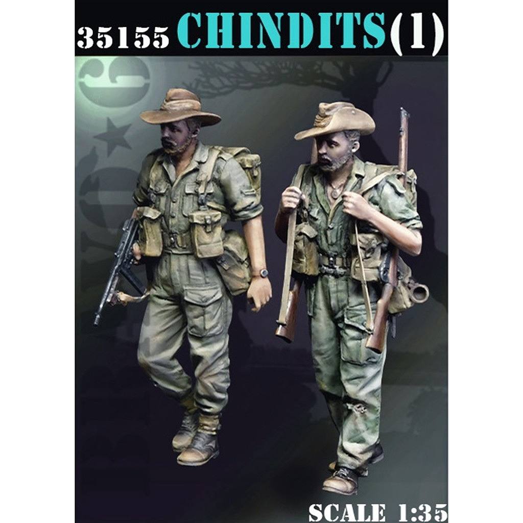 【新製品】35155 1/35 WWII イギリス チンディット特殊部隊セット＃1(2体入)
