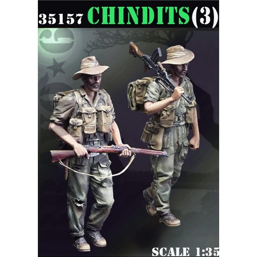 【新製品】35157 1/35 WWII イギリス チンディット特殊部隊セット＃3(2体入)