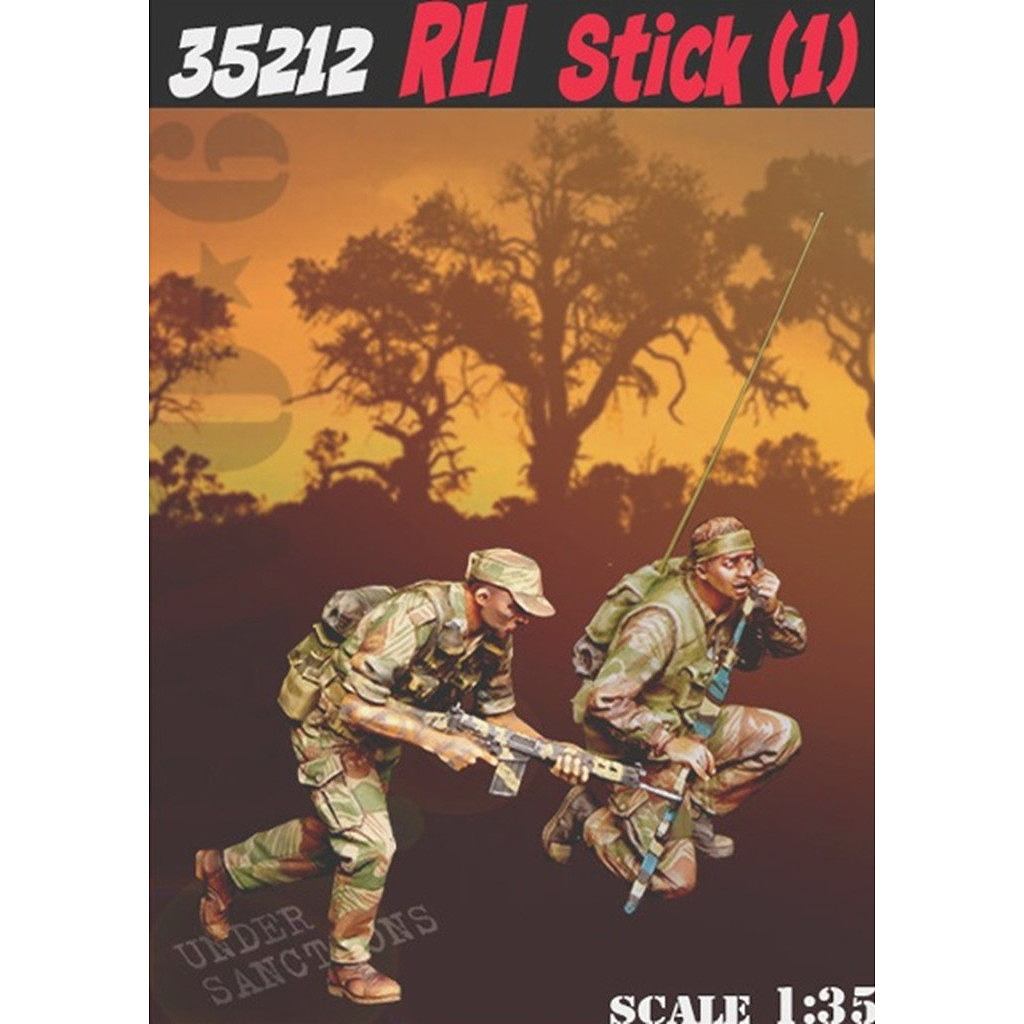 【新製品】35212 1/35 現用 ローデシア 軽歩兵大隊(RLI)スティックセット＃1(2体入)