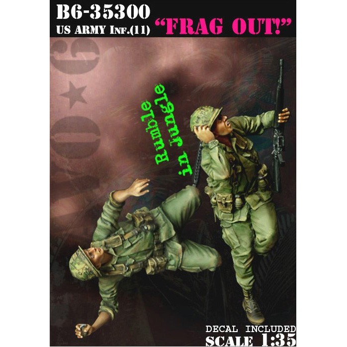 【新製品】35300)米 歩兵ベトナム(11)手榴弾投擲(2体セット)