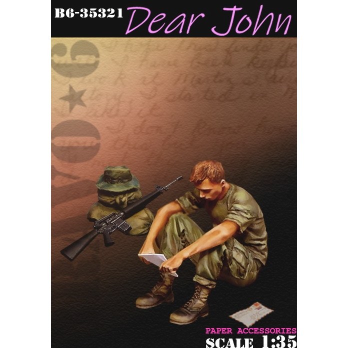 【新製品】35321 ベトナム戦争 米「親愛なるジョンへ」手紙を読むGI
