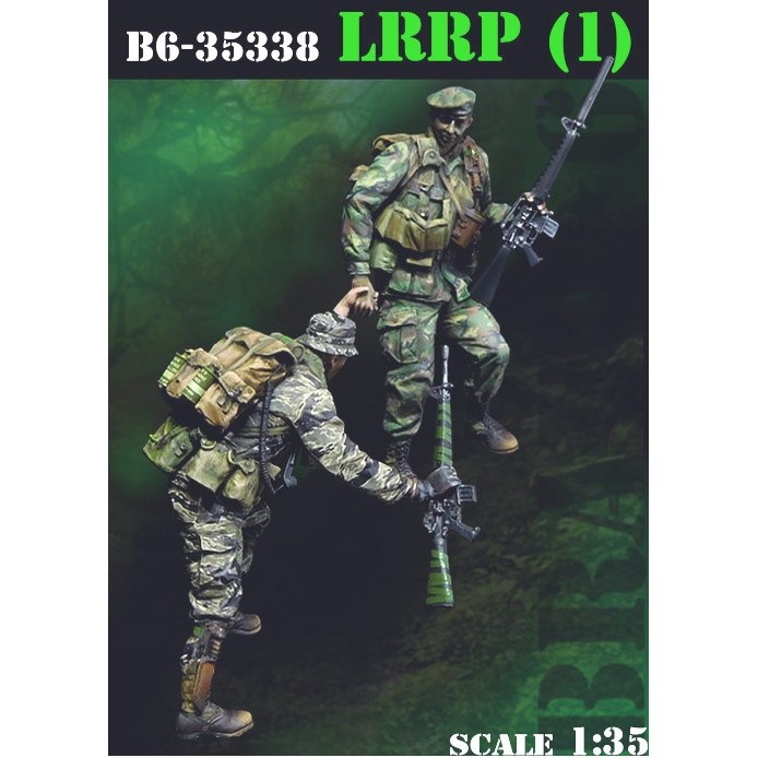【新製品】35338 1/35 ベトナム戦争 アメリカ陸軍LRRP(1) 谷越え