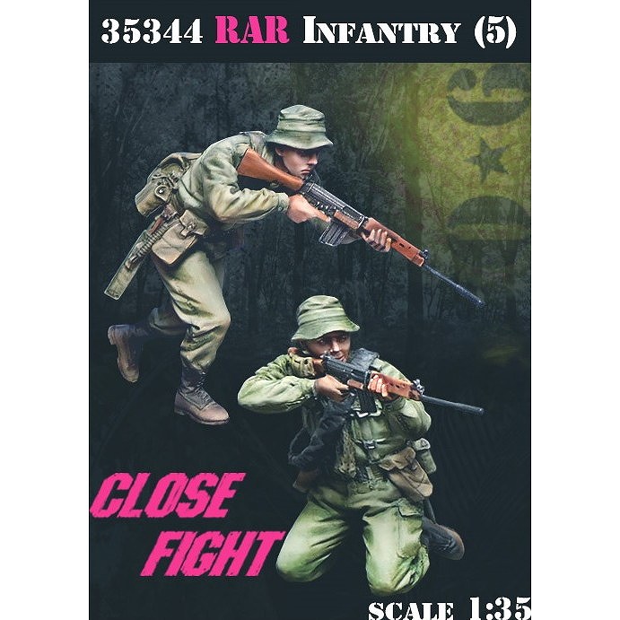 【新製品】35344 1/35 ベトナム戦争 オーストラリア RAR歩兵(5)密林の前進(2体入)