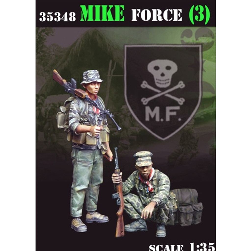 【新製品】35348 1/35 現用 アメリカ ベトナム戦争 特殊部隊MIKE＃3(2体入
