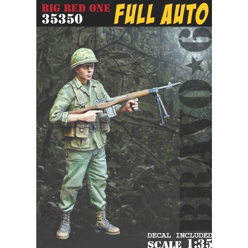 【新製品】35350 1/35 現用 アメリカ フルオート小銃を構える歩兵