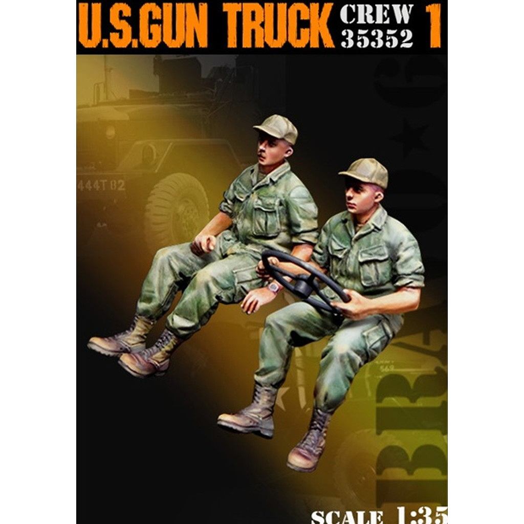 【新製品】35352 1/35 現用 アメリカ ガントラック乗員セット＃1(2体入)