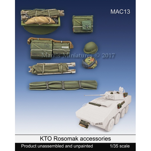 【新製品】MAC13)ロソマク装甲車 車載品セット