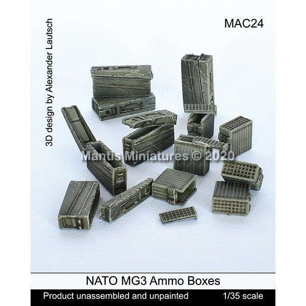 【新製品】MAC24 現用 独/NATO ドイツ連邦軍 MG3用弾薬箱