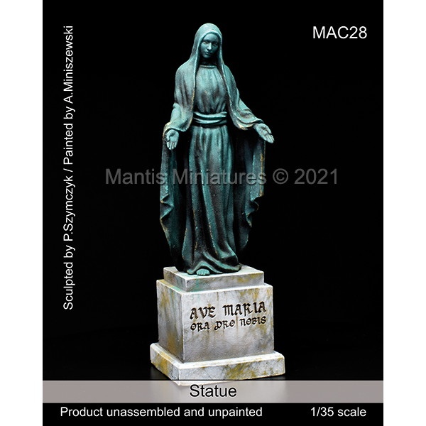 【新製品】MAC28 1/35 ジオラマアクセサリー 祝福されし聖母の像
