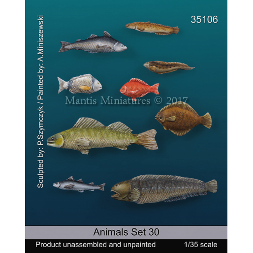 【新製品】MAC13 動物セット30 海の魚2