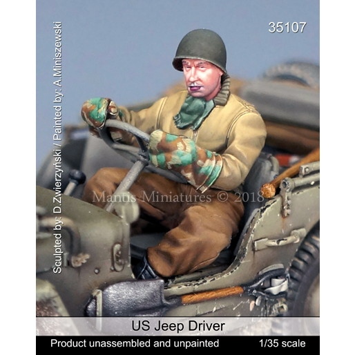 【新製品】35107 WWII 米 ジープドライバー