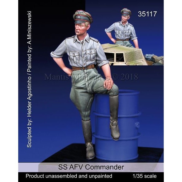 【新製品】35117 WWII 独 SS武装親衛隊 装甲車に跨るSS戦闘指揮官