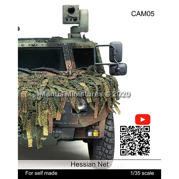 【新製品】CAM05 WWII/現用 アクセサリーセット ヘシアン迷彩ネット