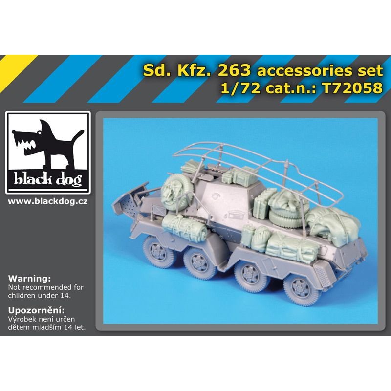 【新製品】T72058 Sd.Kfz.263 アクセサリーセット