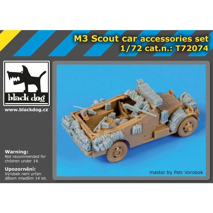 【新製品】T72074 M3 スカウトカー アクセサリーセット