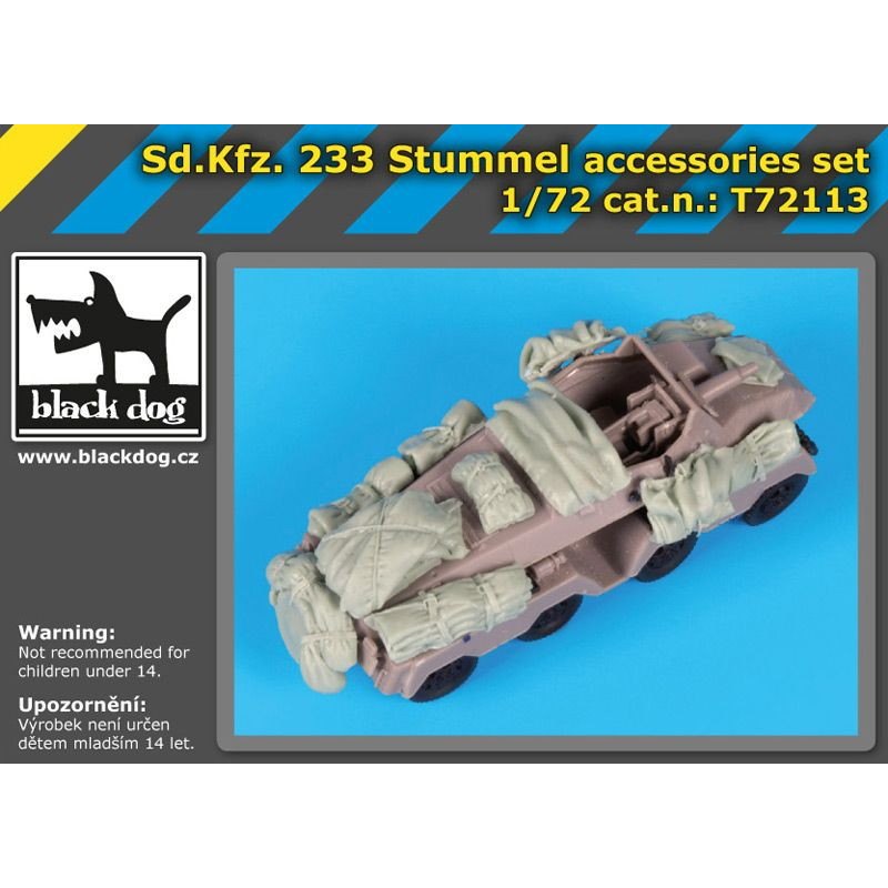 【新製品】T72113 Sd.Kfz.233 シュツンメル アクセサリーセット