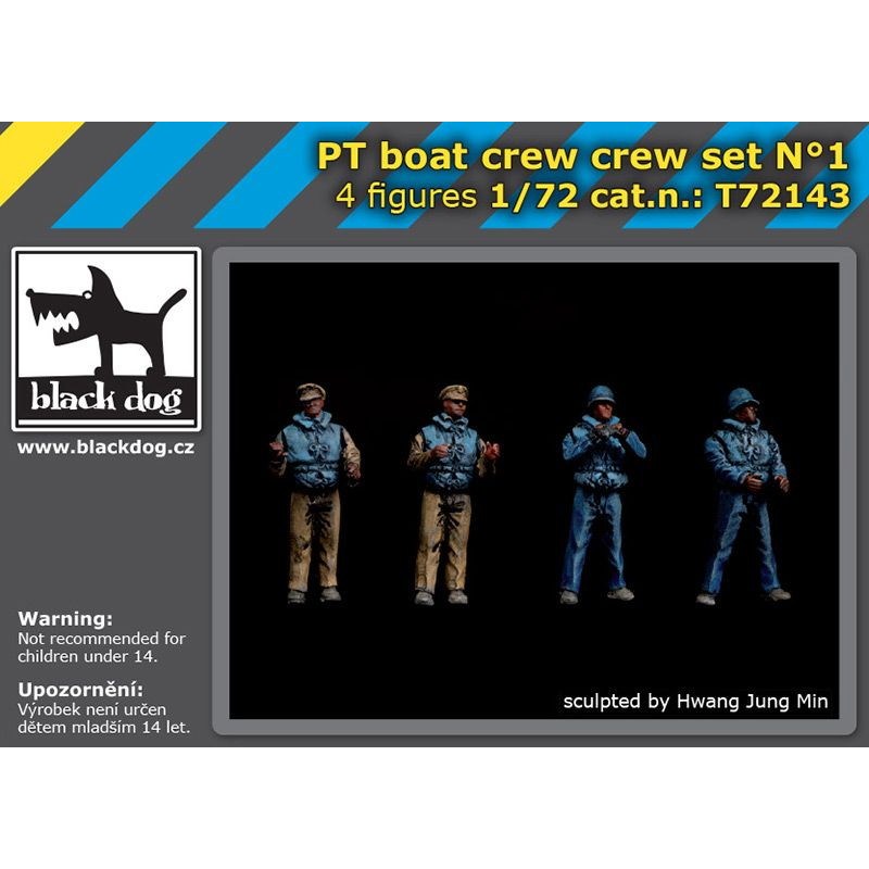 【新製品】T72143 1/72 PTボートクルーセット No. 1