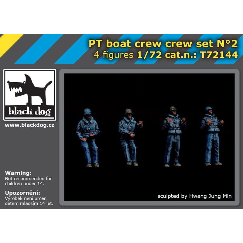 【新製品】T72144 1/72 PTボートクルーセット No. 2