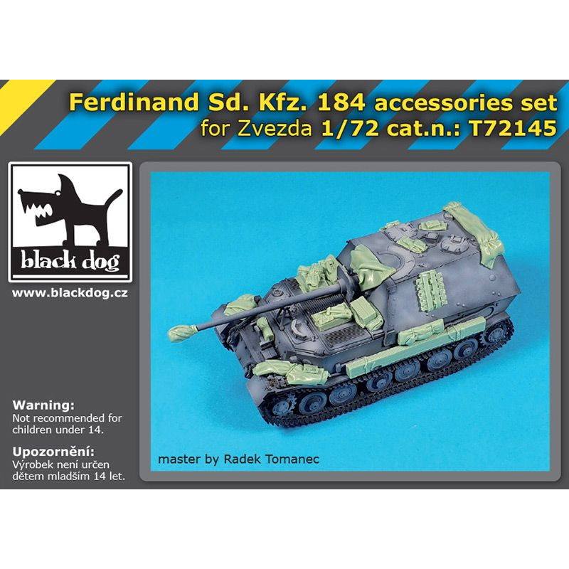 【新製品】T72145 1/72 フェルディナント Sd.Kfz.184 アクセサリーセット (ズベズダ用)