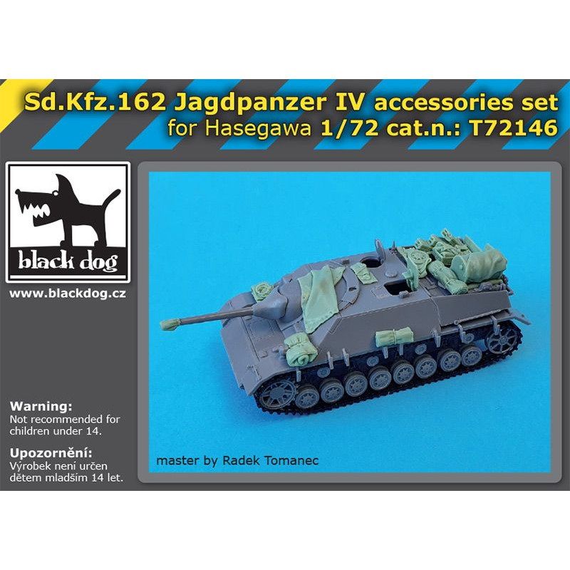 【新製品】T72146 1/72 ドイツ Sd.Kfz.162 IV号駆逐戦車用アクセサリーセット (ハセガワ用)
