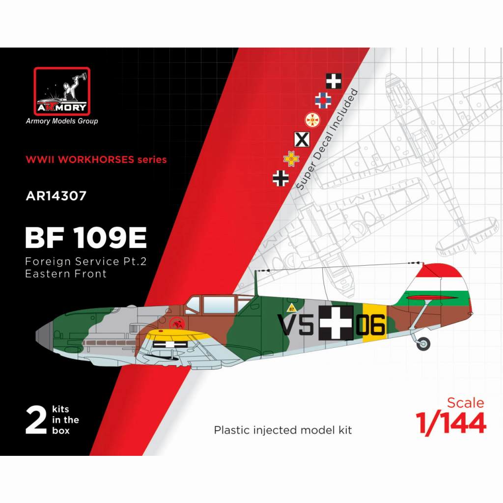 【新製品】14307 メッサーシュミット Bf109E｢海外エースパイロット｣ パート2