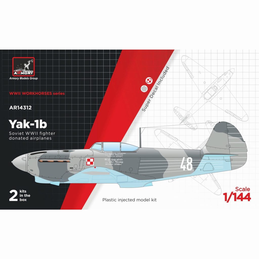 【新製品】14312 1/144 Yak-1b 「寄贈機」 2 in 1