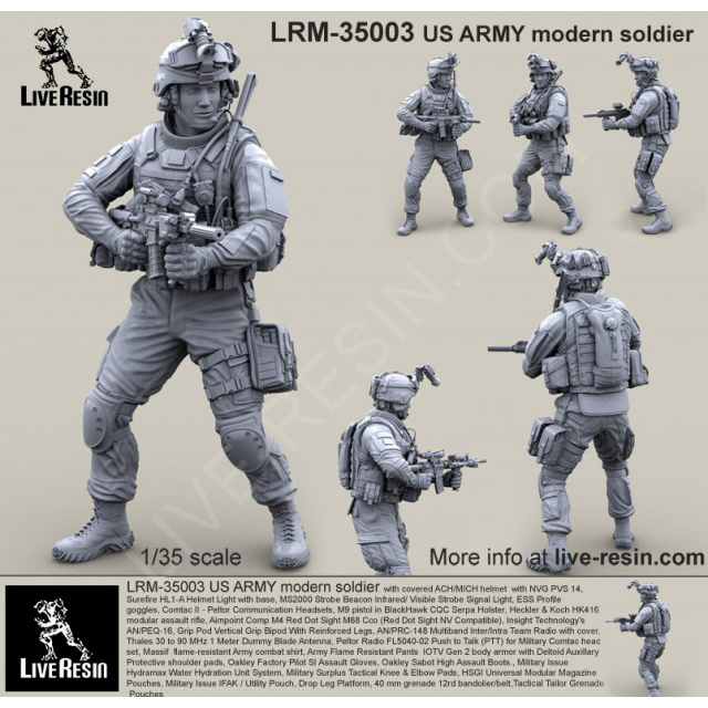 【新製品】[2013623400308] LRM-35003)現用 アメリカ陸軍 歩兵3