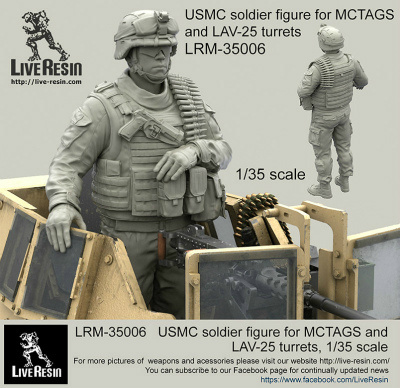 【新製品】LRM-35006)現用アメリカ海兵隊 MCTAGS/LAV-25砲塔