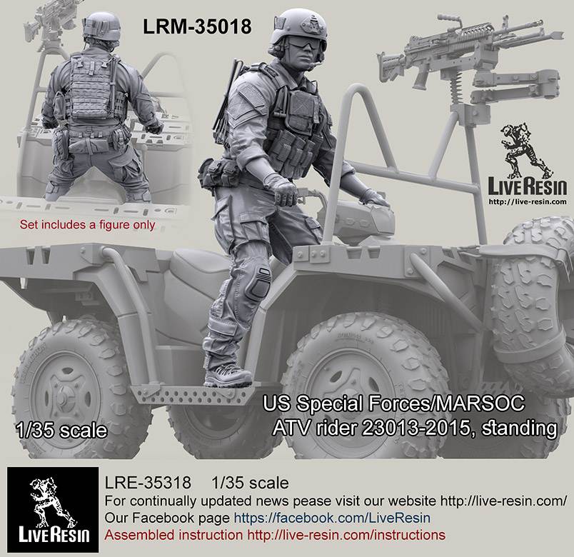 【再入荷】LRM-35018 現用アメリカ陸軍 特殊部隊 MARSOC ATVライダー 2013-2015 立ちポーズ