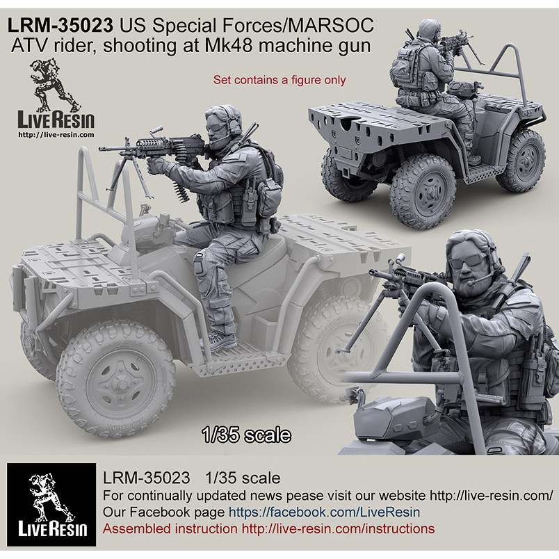 【新製品】LRM-35023 現用アメリカ陸軍 特殊部隊 MARSOC ATVライダー 射撃ポーズ