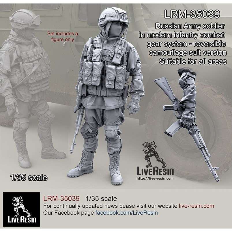 【再入荷】LRM-35039 現用 ロシア陸軍歩兵 コンバットギアシステムセット1 リバーシブルカモフラージュバージョン