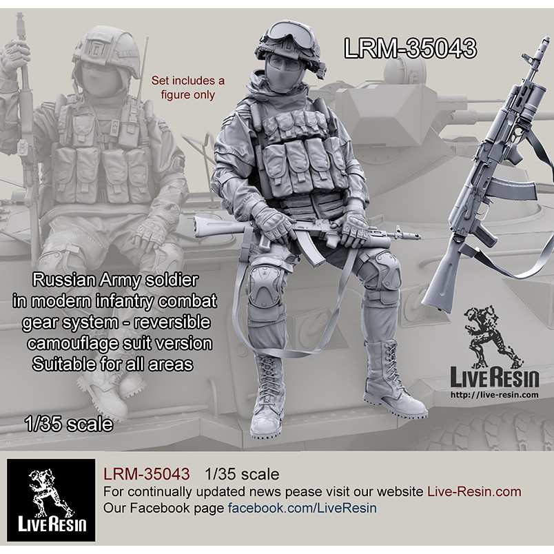 【新製品】LRM-35043 現用 ロシア陸軍歩兵 コンバットギアシステムセット5 リバーシブルカモフラージュバージョン