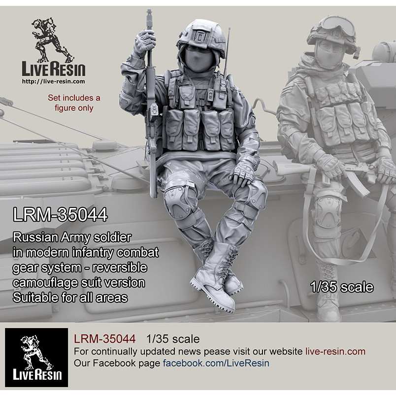 【新製品】LRM-35044 現用 ロシア陸軍歩兵 コンバットギアシステムセット6 リバーシブルカモフラージュバージョン