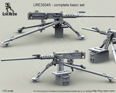 【新製品】[2013623504501] LRE-35045)M2 Browning .50 Caliber Machine Gun on M3 tripod