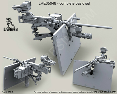 【新製品】[2013623504808] LRE-35048)M2 Browning .50 Caliber Machine Gun on MK93 Machine Gun Mount with heavy pedestal