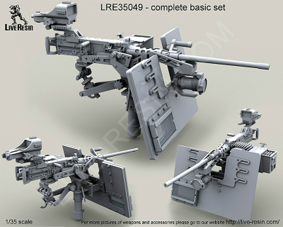 【新製品】[2013623504907] LRE-35049)M2 Browning .50 Caliber Machine Gun on MK93 Machine Gun Mount with heavy pedestal