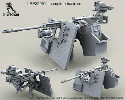 【新製品】[2013623505102] LRE-35051)M2 Browning .50 Caliber Machine Gun on MK93 Machine Gun Mount with heavy pedestal