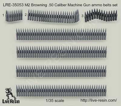 【新製品】[2013623505300] LRE-35053)M2 Browning .50 Caliber Machine Gun ammo belts set