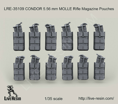 【新製品】[2013623510908] LRE-35109)CONDOR 5.56 mm MOLLE Rifle Magazine Pouches