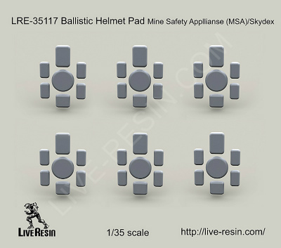 【新製品】[2013623511707] LRE-35117)Ballistic Helmet Pad Mine Safety Appllianse (MSA)/Skydex