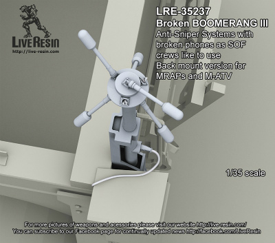 【新製品】LRE-35237)Broken BOOMERANG III as SOF crews like to use