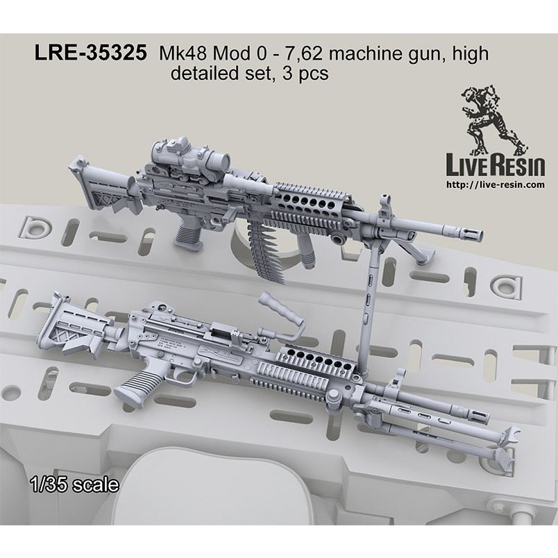 【新製品】LRE-35325 Mk48 Mod 0 - 7,62 machine gun, high detailed set
