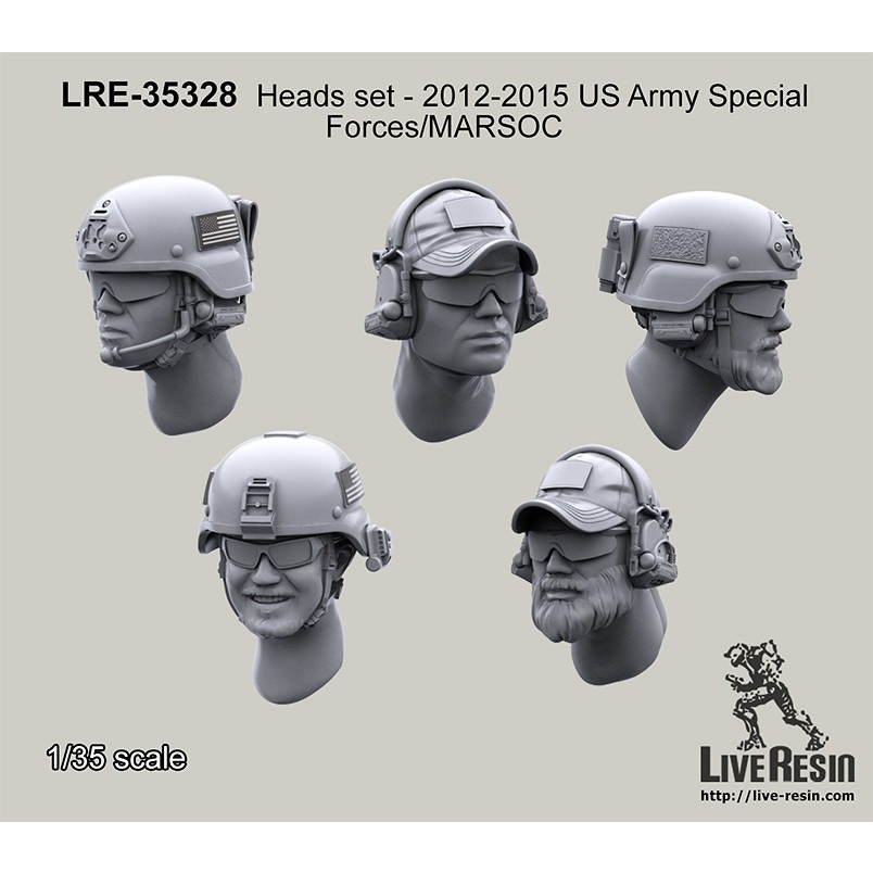 【新製品】LRE-35328 Heads set - 2013 US Army Special Forces/MARSOC