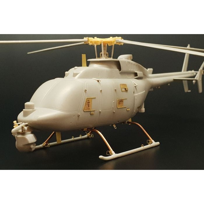 【新製品】BRS72021 1/72 MQ-8C (ベル407) 無人ヘリコプター (レジンキット)