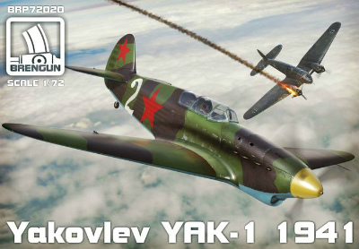 【新製品】BRP72020)ヤコブレフ Yak-1 戦闘機 1941年型